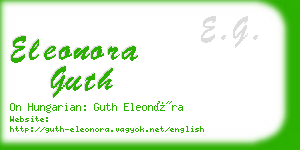 eleonora guth business card